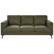 Sofa 3 Seater LOUSTO Fabric Green