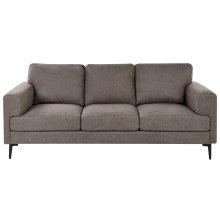 Sofa 3 Seater LOUSTO Fabric Brown