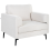 Beliani Armchair LOUSTO Fabric Light Beige 1