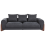 Beliani Sofa 3 Seater VINLIDEN Black 1