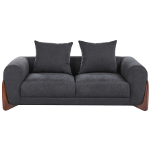 Sofa 2 Seater VINLIDEN Black