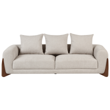 Sofa 3 Seater VINLIDEN Taupe