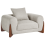 Beliani Armchair VINLIDEN Taupe 1
