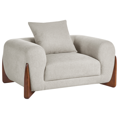 Beliani Armchair VINLIDEN Taupe