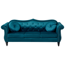 Sofa 3 Seater SKIEN Velvet Teal