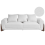 Beliani Sofa 3 Seater VINLIDEN Boucle White 1