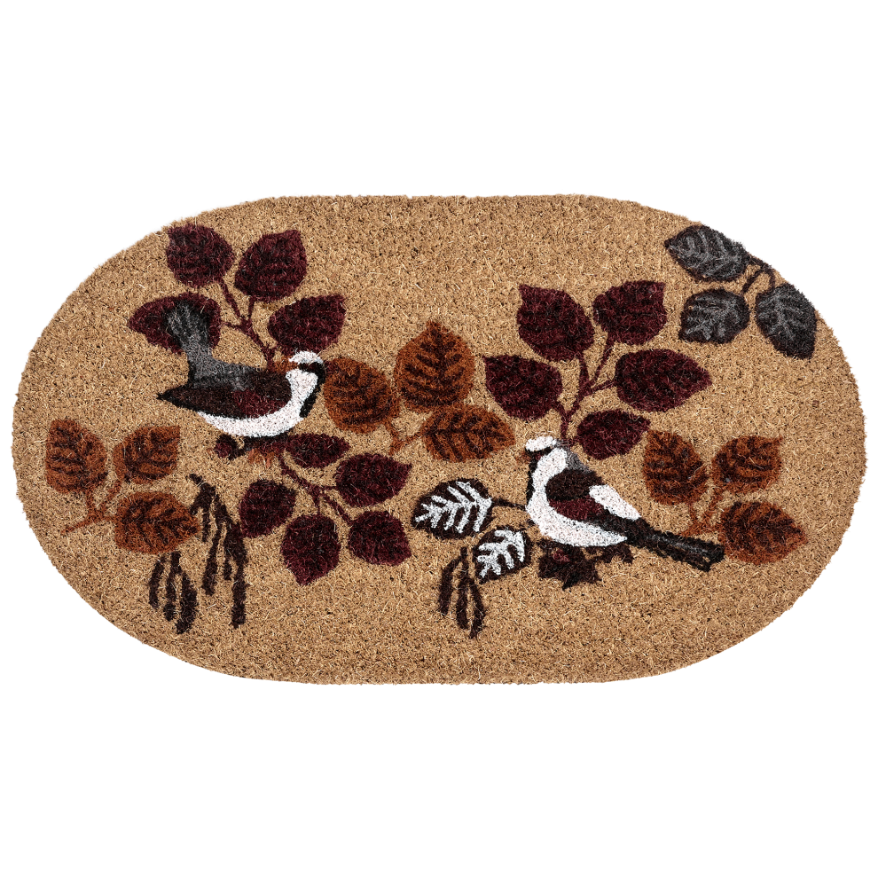 Photos - Doormat Beliani  TOOLIK Natural 45 x 75 cm Bird Coir 