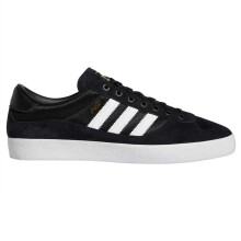 (6 UK, Black) Adidas Mens Originals PUIG Leather Trainers