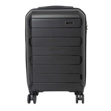 (22in x 37cm, Black) Linea Turin Travel Suitcase Set