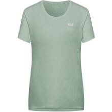 (8 UK, Green) Jack Wolfskin Womens/Ladies Tech Regular T-Shirt