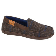 (8 UK, Brown) Zedzzz Mens Neville Slippers