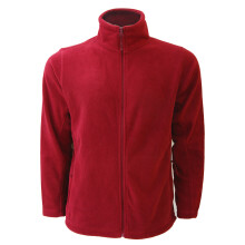 (S, Classic Red) Russell Mens Full Zip Outdoor Fleece Jacket