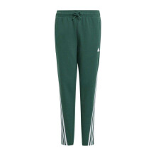 (15-16 Years, Green/White) Adidas Childrens/Kids 3 Stripes Slim Jogging Bottoms