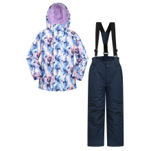 (5-6 Years, Purple) Mountain Warehouse Childrens/Kids Patterned Ski Jacket & Trousers