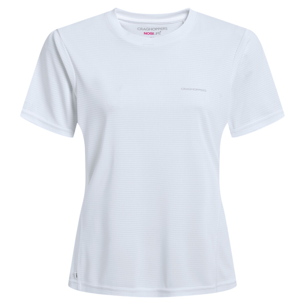 Craghoppers (16 Uk, White) Womens/Ladies Nosilife T-Shirt