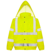 (L, Yellow) PRO RTX Mens High-Vis Bomber Jacket