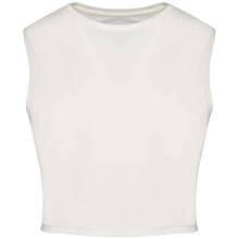 (10 UK, Washed Ivory) Native Spirit Womens/Ladies Cropped Tank Top