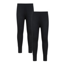 (5-6 Years, Black) Mountain Warehouse Childrens/Kids Talus Base Layer Bottoms (Pack of 2)