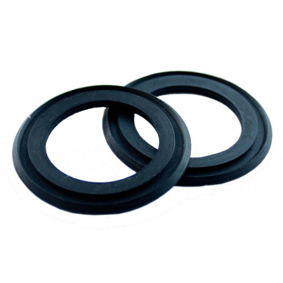 (30Mm, Black) Oracstar Tank Connector Waste Plug Washer (Pack Of 2) 5059444315336