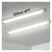 2PCS LED Lights Batten Tube Light Natural White Office Shop Garage Ceiling Lamp
