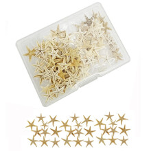 100PCS Estrelas Do Mar Naturais 0.2"-0.6" para Decorações de Casa Perfeito para Festas com Tema de Praia & Artesanato DIY