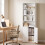 Homcom HOMCOM Bookcase with Adjustable Shelf 6-Tier Tall Bookshelf, White 1