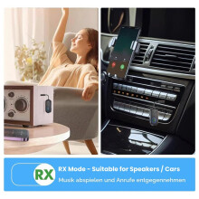 5.3 Adapter, 2-in-1 Audio-Transmitter (Kopfhöreranschluss) für CarAUX Flugzeuge, Fernseher und Stereoanlagen
