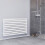 Blyss Designer Radiator White Horizontal Steel Wall Mounted (H)60x(W)100cm 1