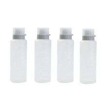 Botella Exprimible con 5 Agujeros para Condimentos, para Cocina, Ketchup, Mostaza, Mayonesa, Dispensador de Miel, Recipiente para Almacenar Salsas B