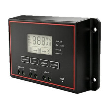 Controller di Carica Solare 20A con Display LCD 12V/24V Batteria Pannello Fotovoltaico Controller di Carica/Scarica 20A