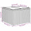 VidaXL vidaXL Sofa Set 9 stk. 8-Sitzanzahl Hellgrau Poly-Rattan 12