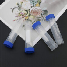 100 Pièces de Tubes de Centrifugeuse Autoportants de 50 ML avec Couvercle à Vis, en Plastique Polypropylène de Qualité Laboratoire, Graduation