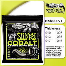 (Black Green)Corde per chitarra elettrica con rame fosforoso per strumenti musicali acustici