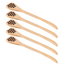 Cuchara de Madera para Revolver, Cuchara H-Oney, Cuchara de Panal, Cuchara para Miel, Cuchara para Revolver, Batidora de Mano D