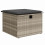 VidaXL vidaXL Sofa Set 9 stk. 8-Sitzanzahl Hellgrau Poly-Rattan 7