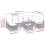 VidaXL vidaXL Sofa Set 9 stk. 8-Sitzanzahl Hellgrau Poly-Rattan 11