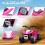 Quad Eléctrico Rosa 65.5 x 38.5 x 43.5 cm 6