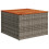 VidaXL vidaXL 9-teiliges Gartensofa-Set mit Kissen, grau, Polyrattan 3