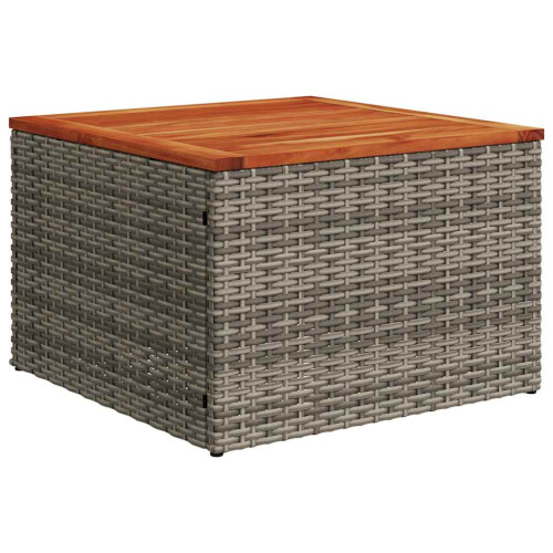 VidaXL vidaXL 7-teiliges Gartensofa-Set mit Kissen, grau, Polyrattan 2