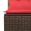 VidaXL vidaXL 9-teiliges Gartensofa-Set mit Kissen, braun, Polyrattan 4