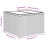 VidaXL vidaXL 9-teiliges Gartensofa-Set mit Kissen, braun, Polyrattan 9