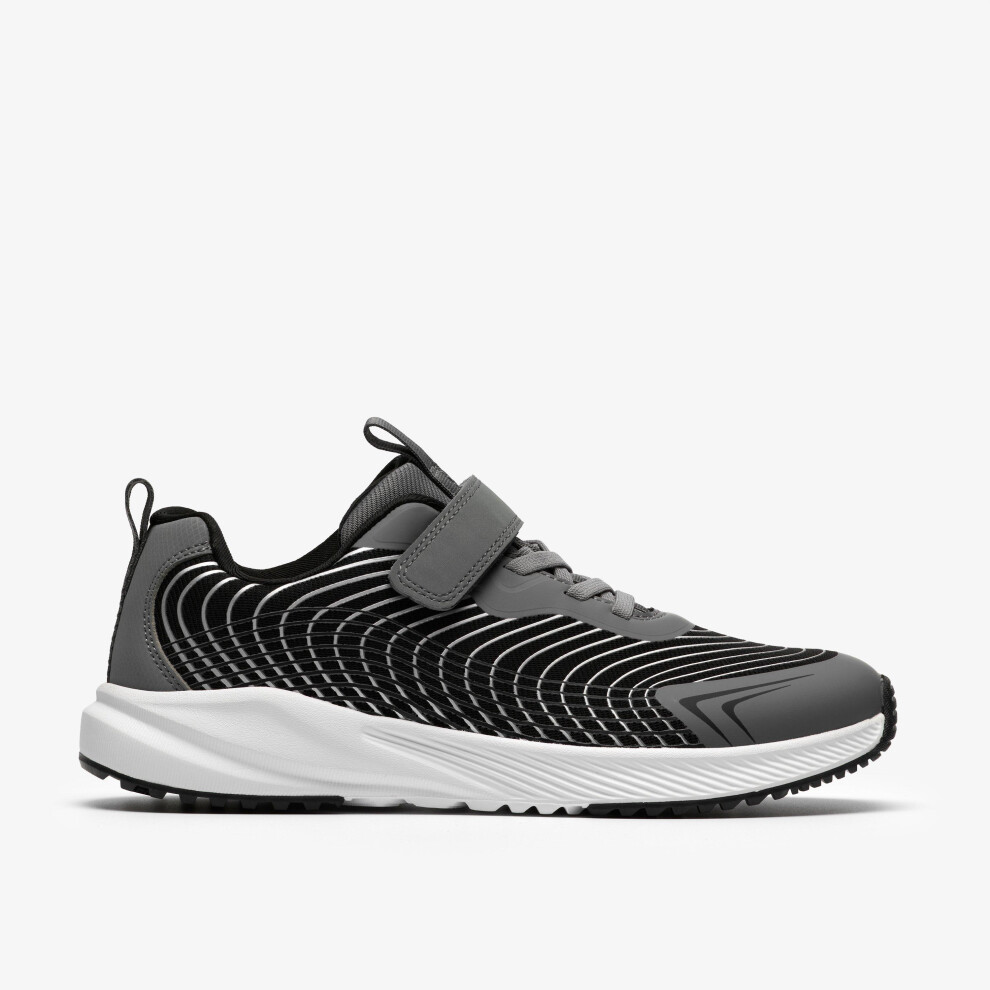 Clarks Deyes Dash Y Black/Grey