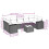 VidaXL vidaXL 8-teiliges Gartensofa-Set mit Kissen, grau, Polyrattan 8