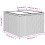 VidaXL vidaXL 8-teiliges Gartensofa-Set mit Kissen, grau, Polyrattan 11