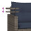 VidaXL vidaXL 3-teiliges Gartensofa-Set mit Kissen, grau, Polyrattan 8