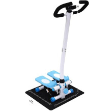 Fitness-Stepper, höhenverstellbar, kompaktes Design, schwarz