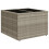 VidaXL vidaXL 9-teiliges Gartensofa-Set mit Kissen, grau, Polyrattan 5