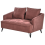 Beliani Sofa 2 Seater HOBRO Fabric Burgundy 6