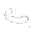 Beliani Chaise Longue VIZILLE Fabric Off-White 3