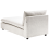 Beliani Chaise Longue VIZILLE Fabric Off-White 5